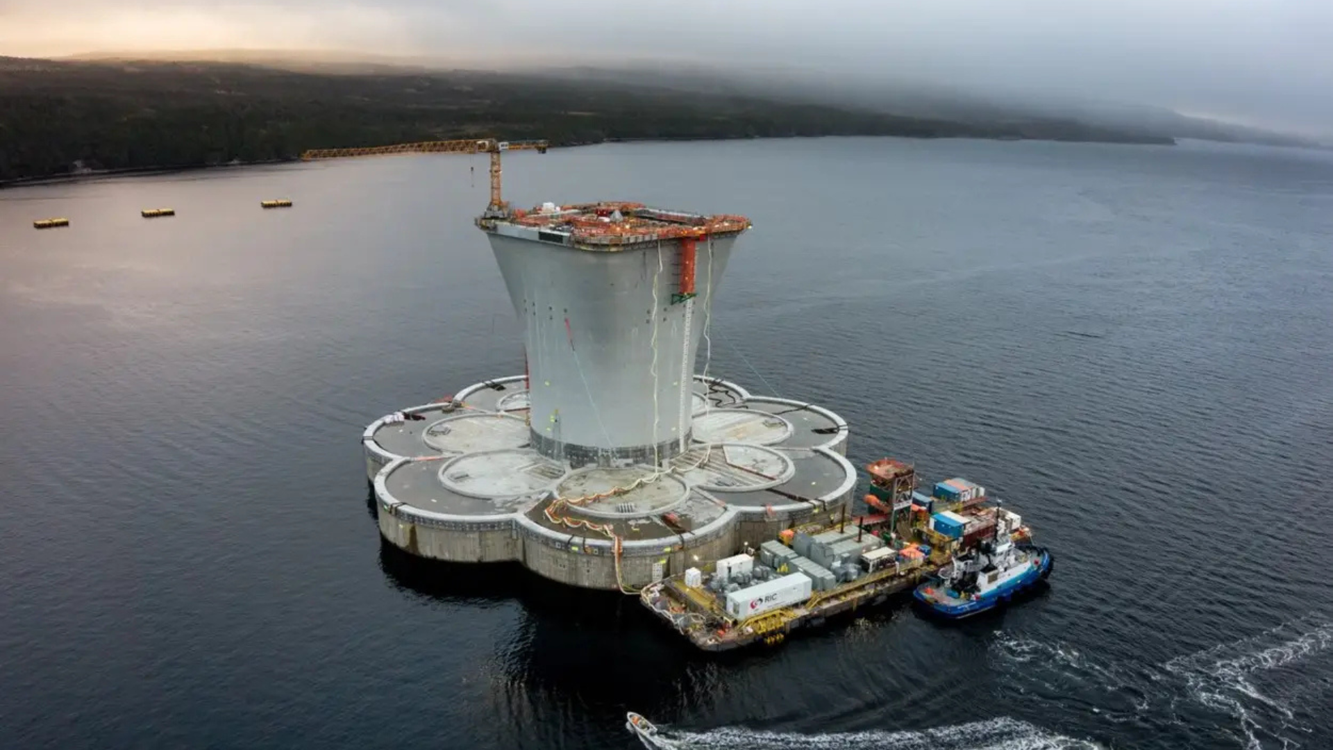 Hebron concrete gravity‑based structure (GBS)